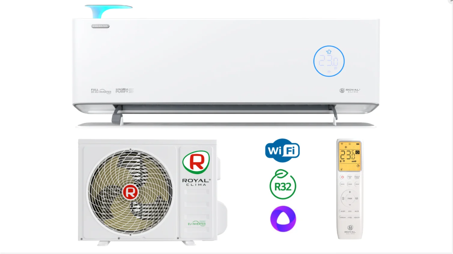Сплит-системы Royal Clima FRESH FULL DC EU INVERTER